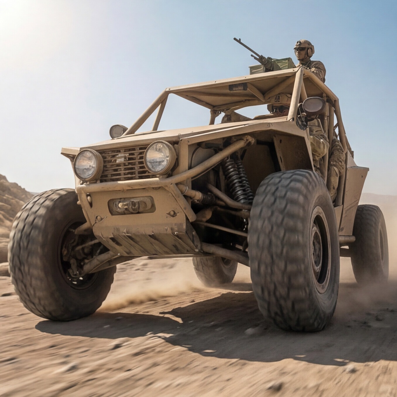 Tactical ATV in action